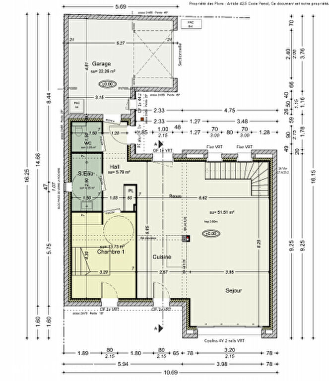 Maison Dinard centre ville 5 pièce(s) 125.49 m² indépendante VEFA spacieux salon-séjour chambre et salle d'eau au rez-de-chaussée Maison Dinard centre ville 5 pièce(s) 125.49 m² indépendante VEFA spacieux salon-séjour chambre et salle d'eau au rez-de-chaussée