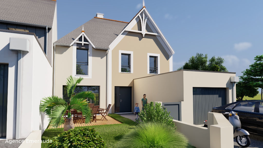 Maison Dinard 5 pièce(s) 141.6 m² Maison neuve style néo-balnéaire Maison Dinard 5 pièce(s) 141.6 m² Maison neuve style néo-balnéaire