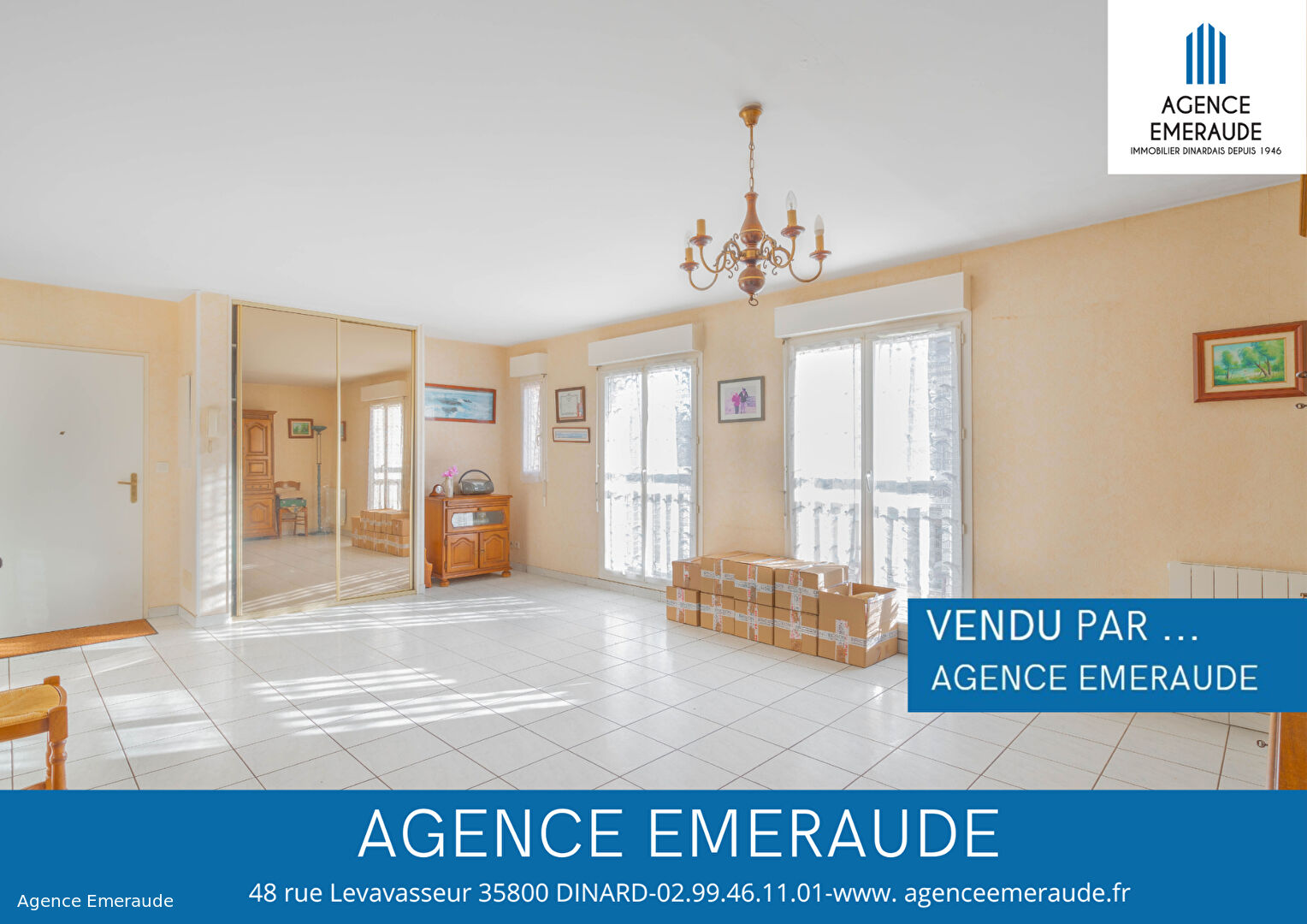 Appartement Dinard 2 pièce(s) 61.82 m² ascenseur cave garage balcon Appartement Dinard 2 pièce(s) 61.82 m² ascenseur cave garage balcon