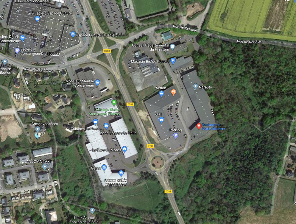 A LOUER un local de bureau/stockage de 100 m² situé dans la zone d'activité de kériolet 29900 Concarneau A LOUER un local de bureau/stockage de 100 m² situé dans la zone d'activité de kériolet 29900 Concarneau