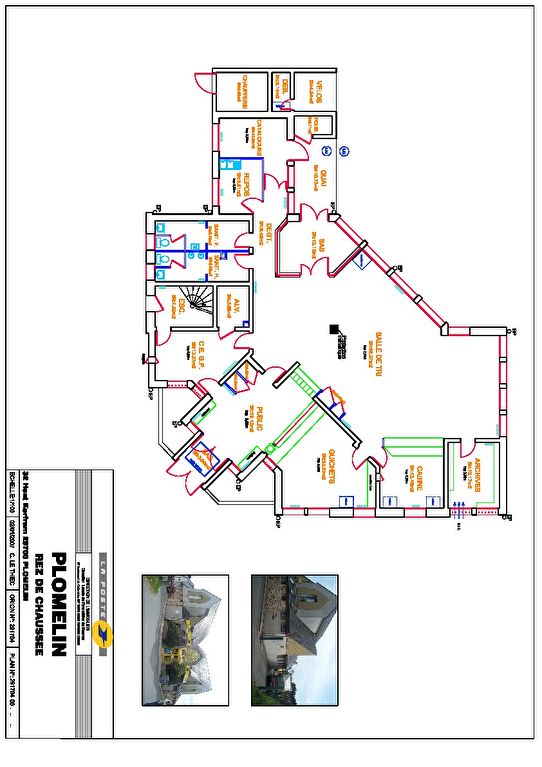 A vendre immeuble de 365 m² 29700 Plomelin . A vendre immeuble de 365 m² 29700 Plomelin .