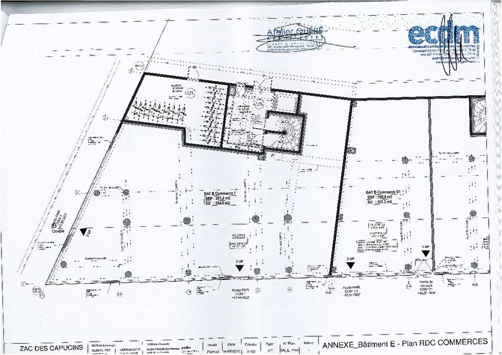 Local commercial Brest 261 m2- Plateau des Capucins Local commercial Brest 261 m2- Plateau des Capucins