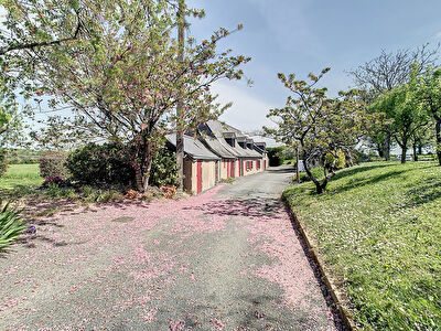 Agreable longere de 168m2, 6 chambres, sur 3,5 hectares a proximite de Segre et de ses commodites