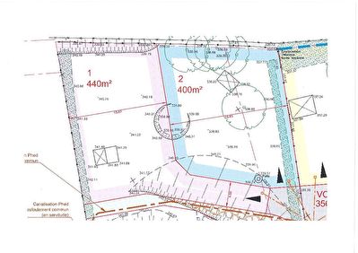 Terrain Heyrieux 440 m2 viablise