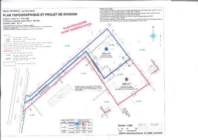 Heyrieux Terrain a batir de 463 m2 lot A