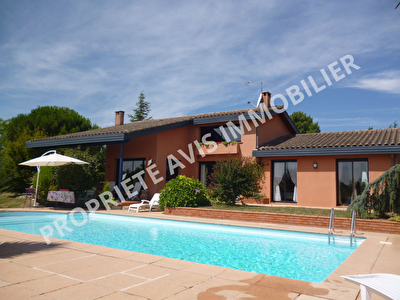 PECHBUSQUE VILLA T6 D'ARCHITECTE A VENDRE