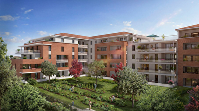 Nouveaute Nestenn Immobilier. Appartement neuf T4 de 92m2 avec 60m2 de terrasse avec vue sur le parc de la Mairie a vendre a Castanet-Tolosan