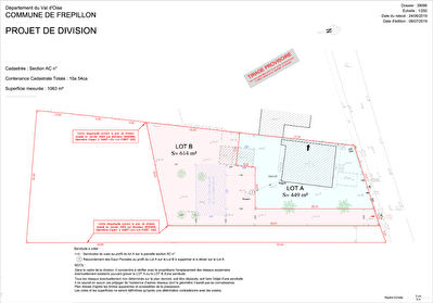 Terrain 610 m2