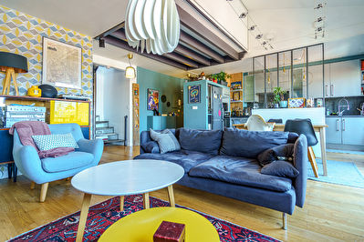 Toulouse - Grand appartement T2 Bis contemporain avec une place de stationnement