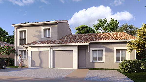 A VENDRE - Maison T4 de plain pied avec garage et jardin
