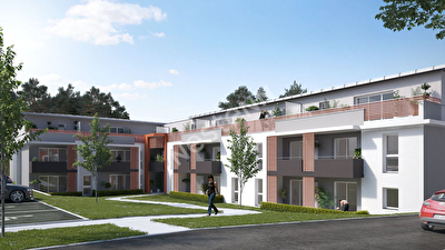 Appartement Parempuyre 3 pieces 60 m2 avec 2 terrasses