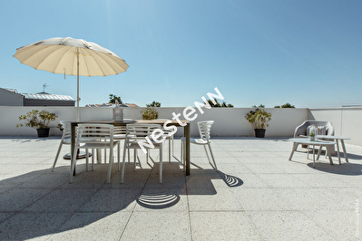 Appartement attique Parempuyre 4 pieces 86 m2 terrasse 63m2 Ascenseur
