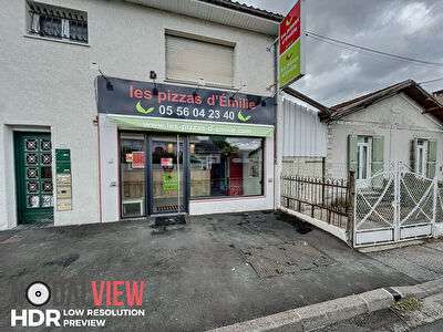 A vendre fond de commerce pizzeria PESSAC a emporter ou a livrer de tres belle renommee