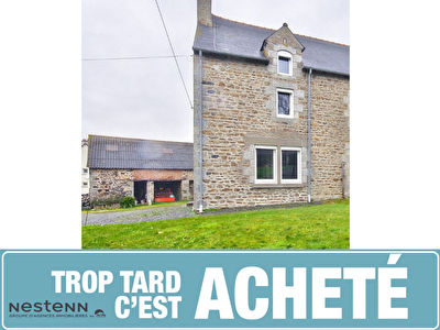 Maison en pierre avec grande dependance a renover proche bourg de Pledran