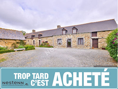 Maison vivable de plain pied, Pommeret proche du bourg!