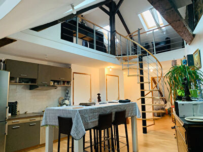 APPARTEMENT DUPLEX DERNIER ETAGE 2 CHAMBRES SAINT BRIEUC HYPER CENTRE