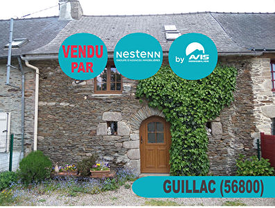 Joilie maison de 3 pieces a Guillac (56800)
