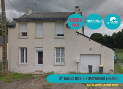 Maison de 3 pieces a Saint Malo Des Trois Fontaines (56490)