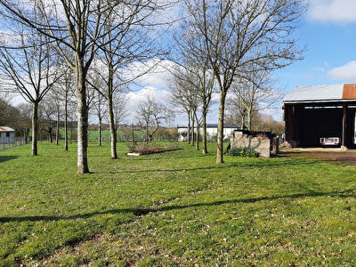 Terrain de 3 540 m2 avec 2 hangars a Mauron (56430)