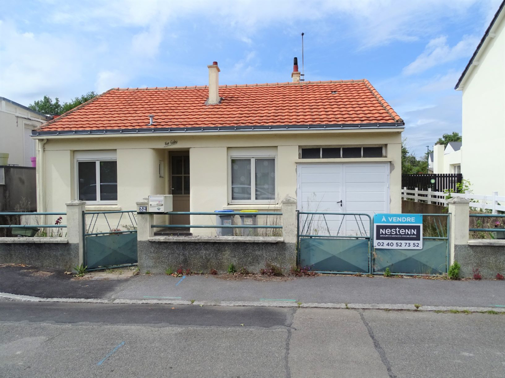 Maison Sainte Luce Sur Loire 63 m2, extension possible