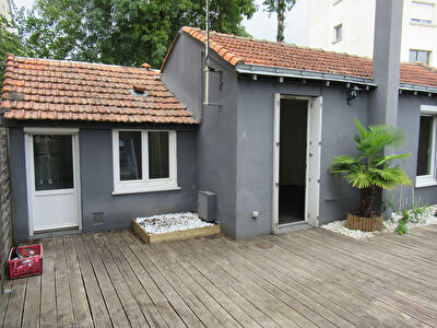 Maison appartement Nantes Chantenay 2 pieces 1 chambre avec sa belle terrasse!