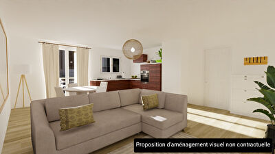 A vendre PAU proches Halles Appartement T3 de 69.49 m2 avec ascenseur et parking en sous-sol