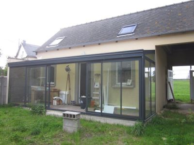 Longere Langast 36 m2 (neuf) et 120 m2 a renover - En campagne