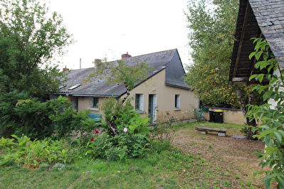 Maison ancienne de type longere avec 1000 m2 de terrain sur ECUILLE (49330)