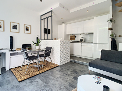 ORLEANS - COEUR DU QUARTIER DUNOIS - SUPERBE Appartement Orleans T2 en duplex niche dans un jardin, en second rang - RENOVATION COMPLETE