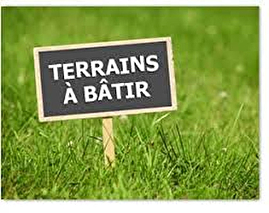 Terrain a batir 840 m2 - facade 15 m environ