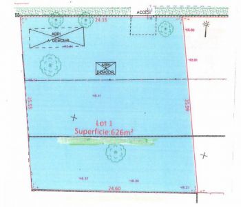 Terrain Ermont 626 m2