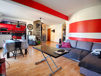 Appartement DUPLEX Sannois 4 pieces 73.71 m2 - 2 chambres - 2 balcons - parking sous-sol - ascenseur
