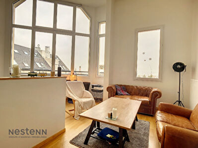 ERMONT - Appartement 5 pieces 113.60 m2 - 3 chambres - 3 terrasses - double garage -