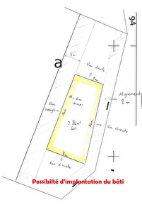 Cernay terrain constructible 349m2 CU operationnel
