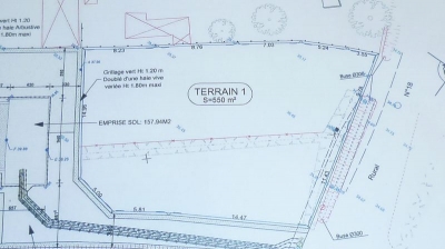 Terrain Bruz 550 m2