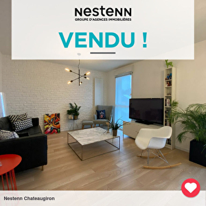 VENDU AU PRIX / COUP DE COEUR / T3 AVEC BALCON / PROCHE BOURG / 63 M2 HABITABLE