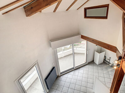 SORBIERS secteur CARREFOUR MARKET - T4 duplex 96.69 m2 au dernier etage + terrasse