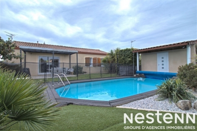 Maison recente avec piscine et garage proche Agen
