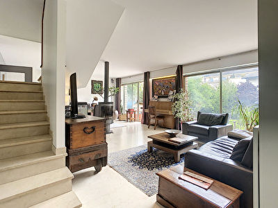 RARE - Vente spacieux appartement a Antony, 4-5 pieces de 117m2, avec jardin de 169m2, 2 caves et un parking