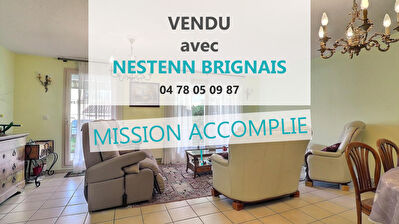 T4, avec terrasse et jardin, 96,98m2, Brignais centre.