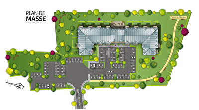 Appartement 1 piece avec terrasse, cave et parking dans une residence neuve avec ascenseur a Etampes eligible PInel