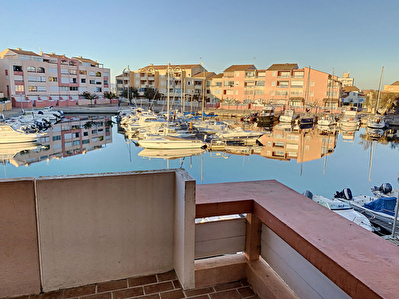 FRONTIGNAN-PLAGE APPARTEMENT T2 CABINE 27 M2 AVEC TERRASSE ET PARKING