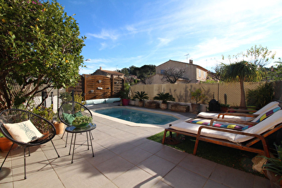 HYERES Costebelle - Villa 165 m2, piscine, garage. 2 appartements