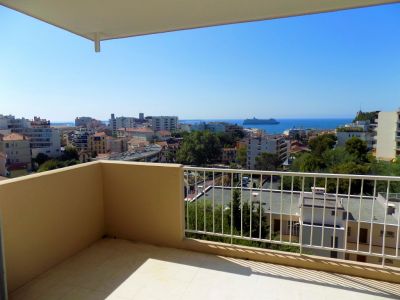 Cannes Stanislas 2/3 pieces terrasse vue mer