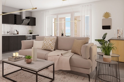 Appartement Marseille 8eme un Type 2 pieces 43.50m2