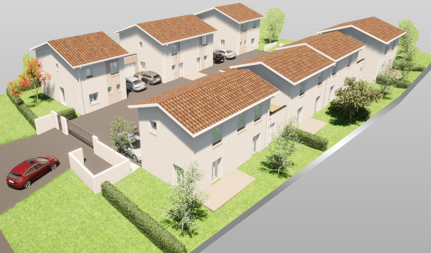 Maison Meximieux 4 pieces 87.21 m2, terrasse, place de parking et garage.