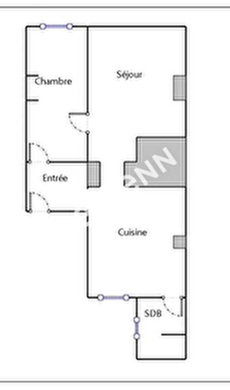 Pont-Saint-Vincent Appartement T2 54m2