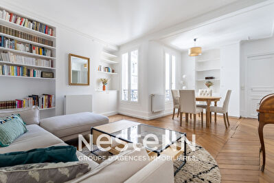 Appartement a vendre - 3 pieces 63 m2 - Paris 17e Secteur Batignolles