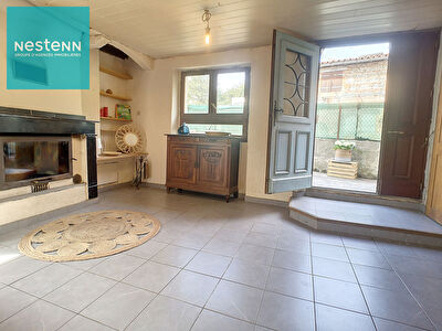 Maison de village a vendre, 90m2, 5 pieces avec jardin, Montbrun-Lauragais 31450