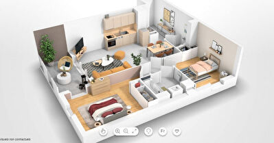 Appartement Castelnau Le Lez 3 pieces 62.18 m2 +Terrasse